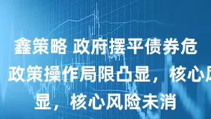 鑫策略 政府摆平债券危机不易，政策操作局限凸显，核心风险未消
