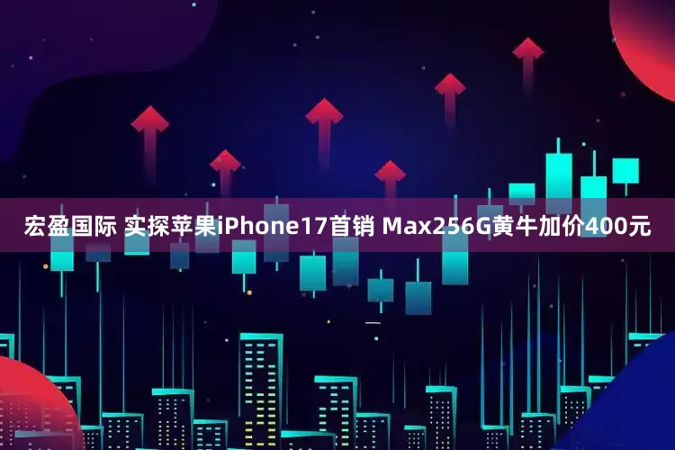 宏盈国际 实探苹果iPhone17首销 Max256G黄牛加价400元